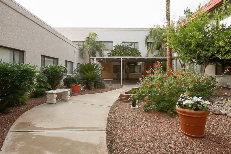 Tucson Courtyard Pathway